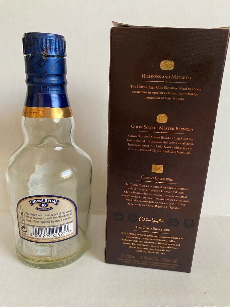 WHISKY CHIVAS REGAL 18 200 ML