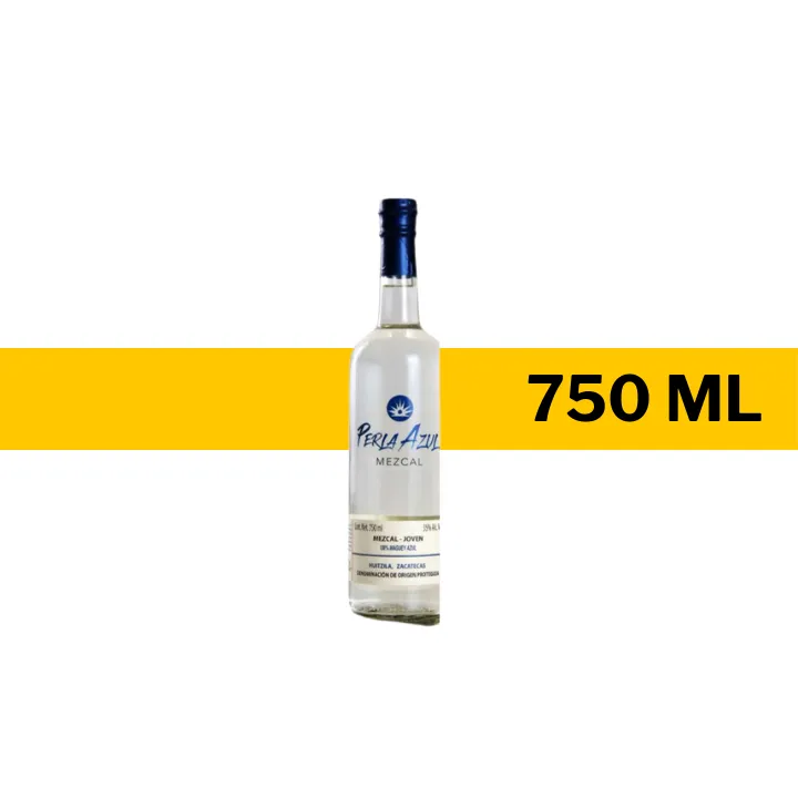 MEZCAL PERLA AZUL MAGUEY AZUL 750 ML
