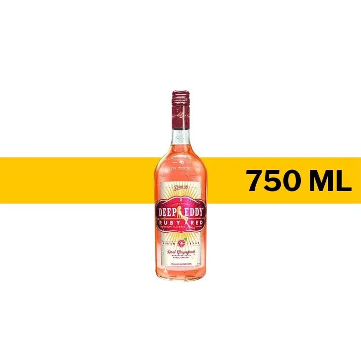 VODKA DEEP EDDY RUBY RED 750 ML
