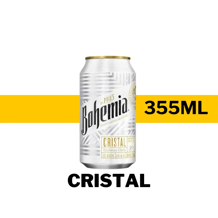 CERVEZA BOHEMIA CRISTAL 355 ML - LATA