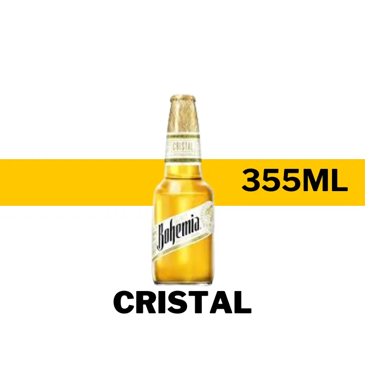 CERVEZA BOHEMIA CRISTAL 355 ML - BOTELLA NR