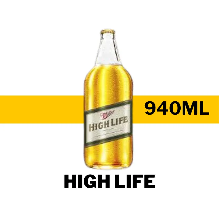CERVEZA MILLER HIGH LIFE 940 ML - BOTELLA