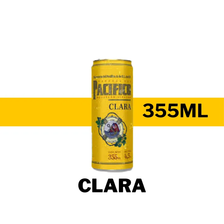 CERVEZA PACIFICO CLARA 355 ML LATA