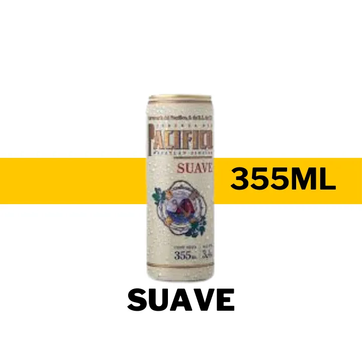 CERVEZA PACIFICO SUAVE 355 ML - LATA
