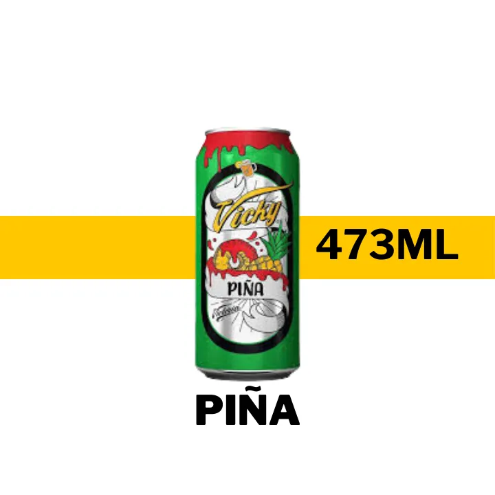 CERVEZA VICKY PIÑA 473 ML