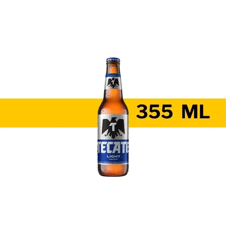 CERVEZA TECATE LIGHT 355 ML - BOTELLA NR