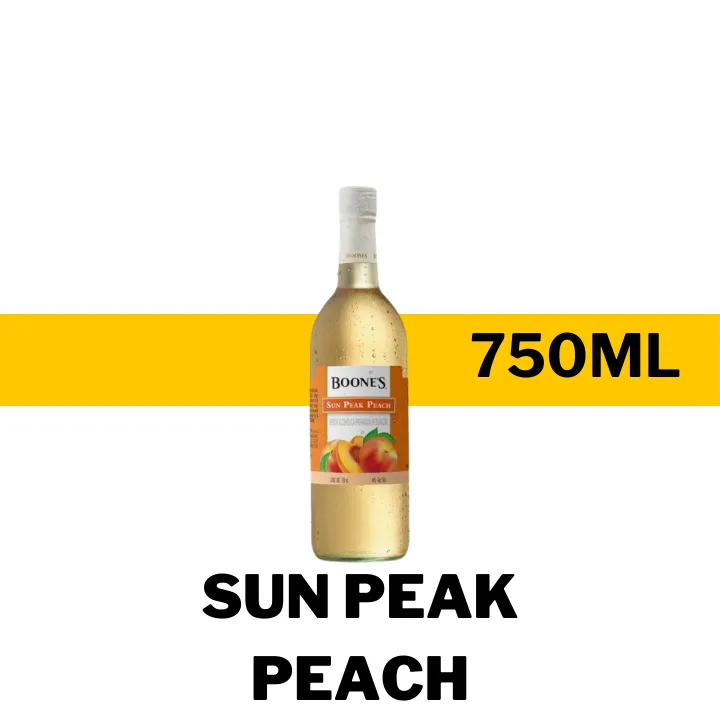 COOLER BOONES SUN PEAK PEACH 750ML