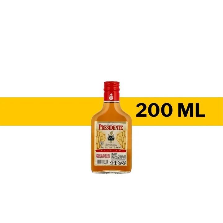 PACH BRANDY PRESIDENTE 200 ML