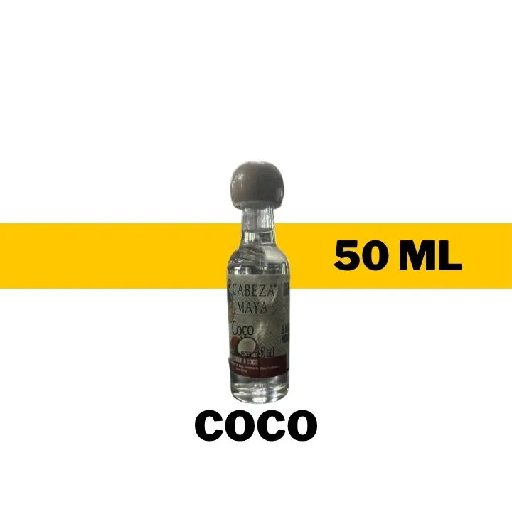MINI LICOR CABEZA MAYA COCO 50 ML