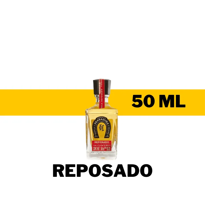 MINI TEQUILA HERRADURA REPOSADO 50 ML