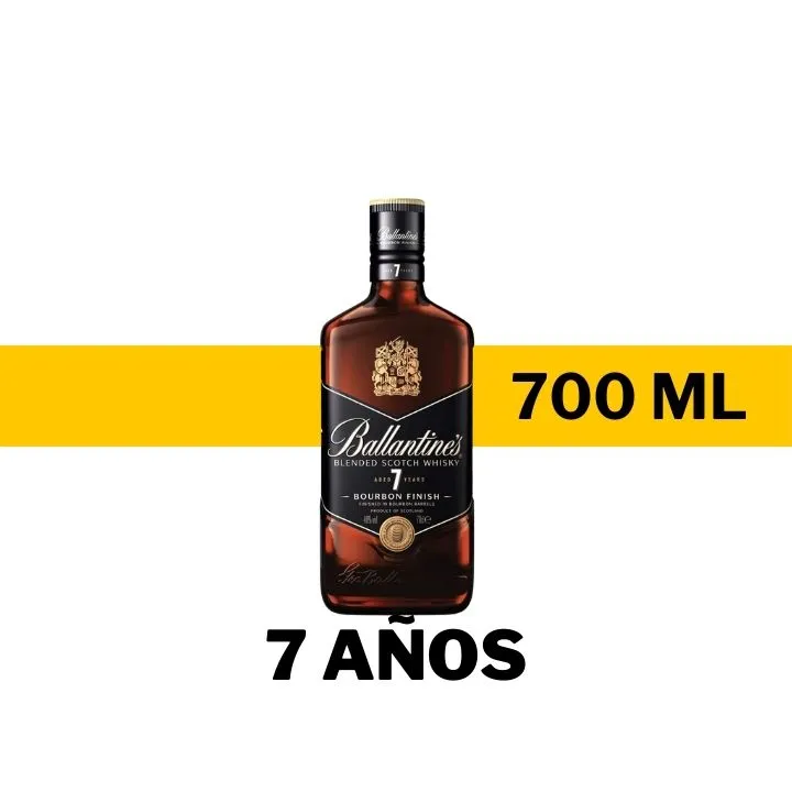 WHISKY BALLANTINES 7 AÑOS 700 ML