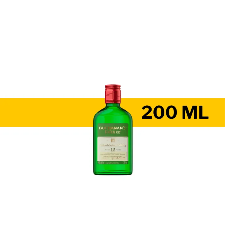 PACH WHISKY BUCHANANS DELUXE 12 AÑOS 200 ML