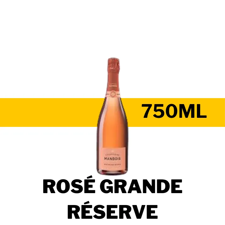 CHAMPAGNE MANDOIS ROSÉ GRANDE RÉSERVE 750 ML