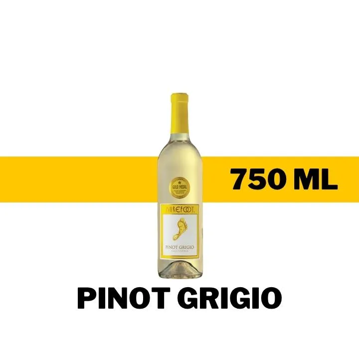 V.B.U. BAREFOOT PINOT GRIGIO 750 ML