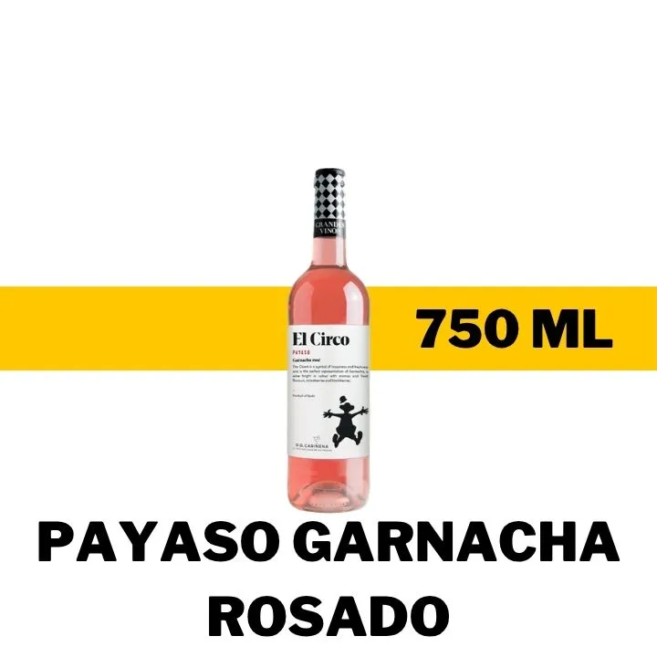 V.R.E. EL CIRCO PAYASO GARNACHA ROSADO 750 ML