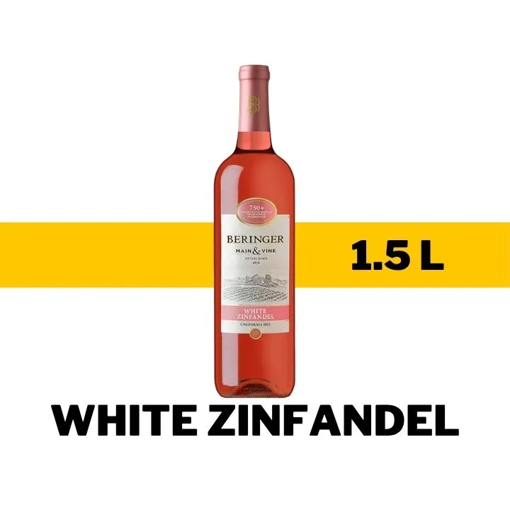V.R.U. BERINGER WHITE ZINFANDEL 1.5 L