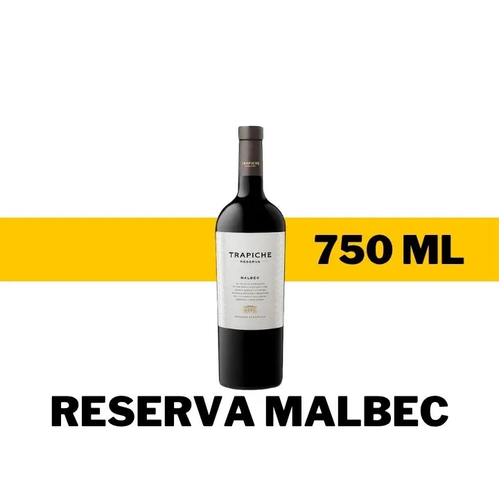 V.T.A. TRAPICHE RESERVA MALBEC 750 ML