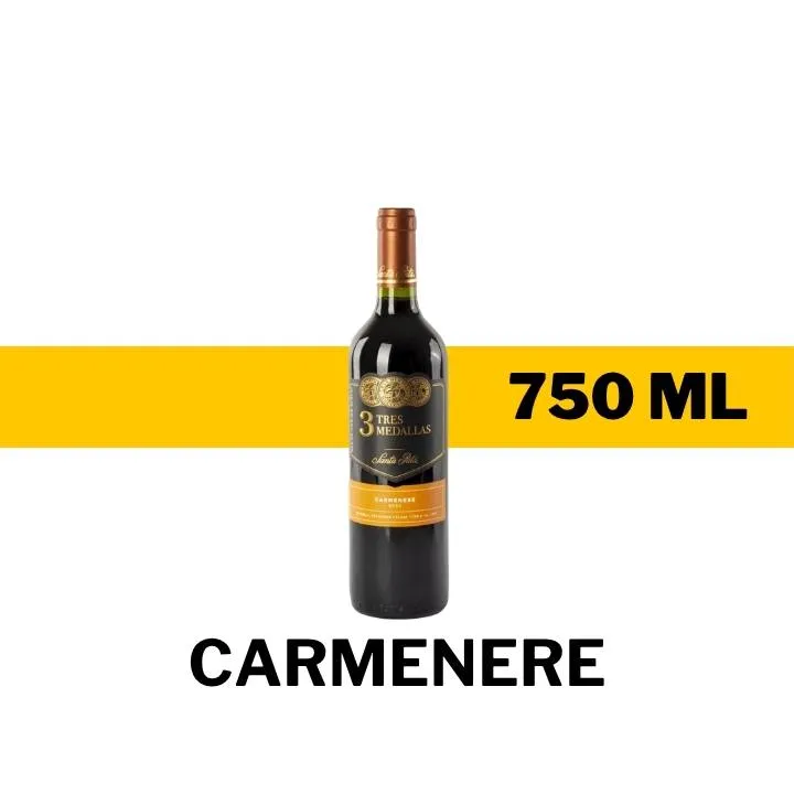 V.T.C. 3 TRES MEDALLAS CARMENERE 750 ML