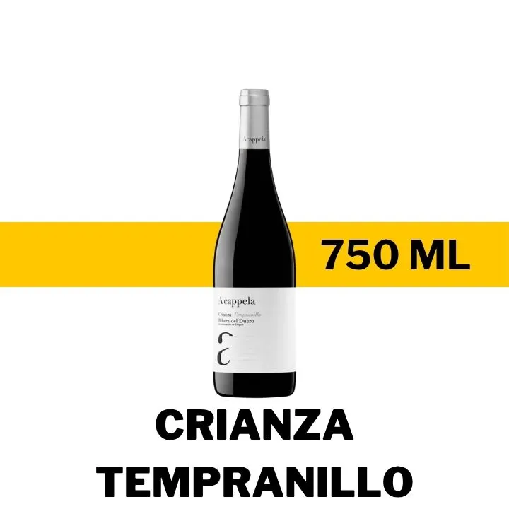V.T.E. ACAPPELA CRIANZA TEMPRANILLO 750 ML