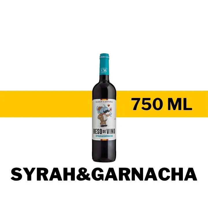 V.T.E. BESO DE VINO SYRAH GARNACHA 750 ML