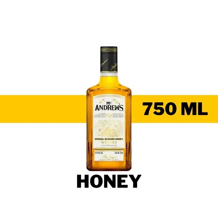 WHISKY MC ANDREWS HONEY 75O ML