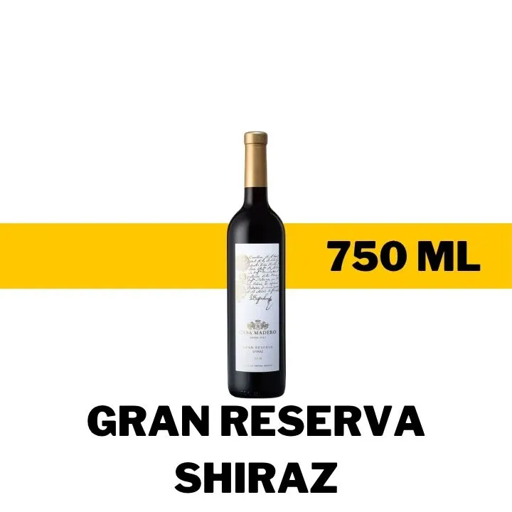 V.T.M. CASA MADERO GRAN RESERVA SHIRAZ 750 ML