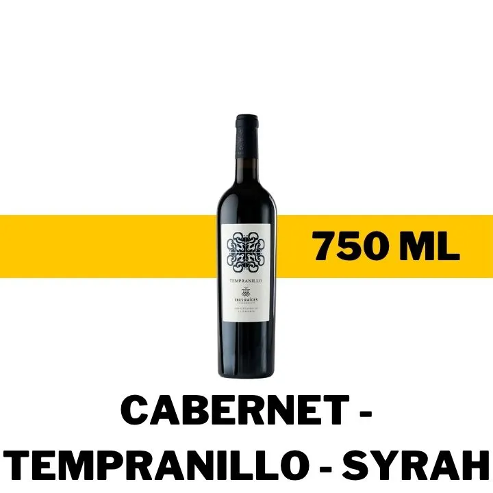 V.T.M. TRES RAÍCES CABERNET - TEMPRANILLO - SYRAH 750 ML