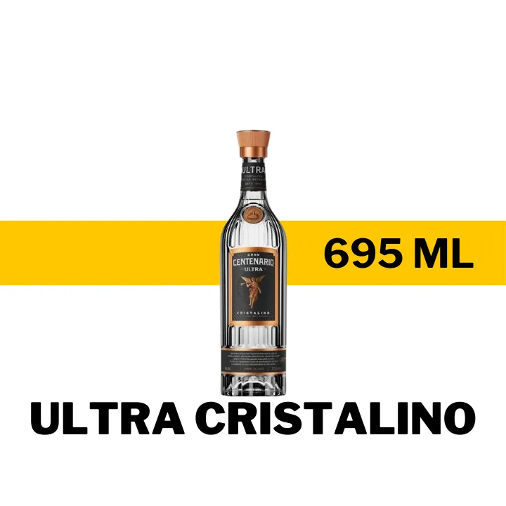 TEQUILA CENTENARIO ULTRA CRISTALINO 695 ML