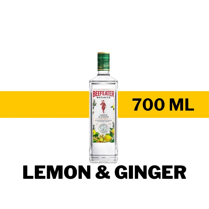 GINEBRA BEEFEATER BOTANICS LEMON & GINGER 700 ML