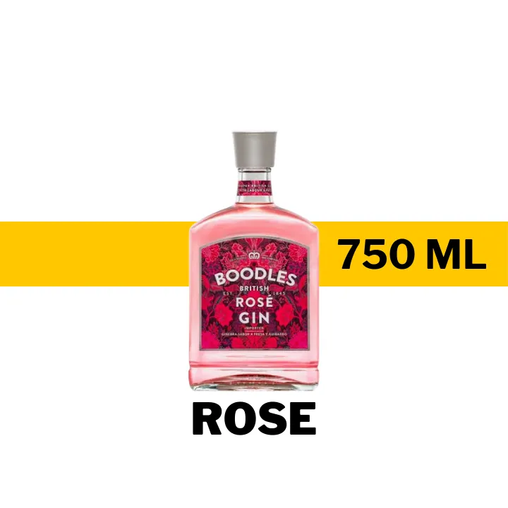 GINEBRA BOODLES ROSE 750 ML