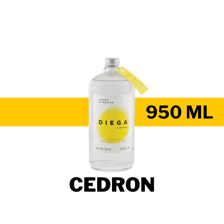 GINEBRA DIEGA CEDRON 950 ML