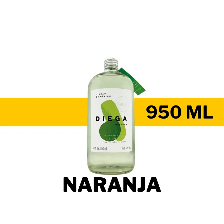 GINEBRA DIEGA NARANJA 950 ML