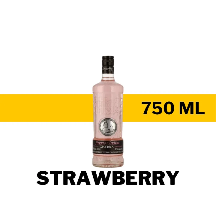 GINEBRA PUERTO DE INDIAS STRAWBERRY 750 ML