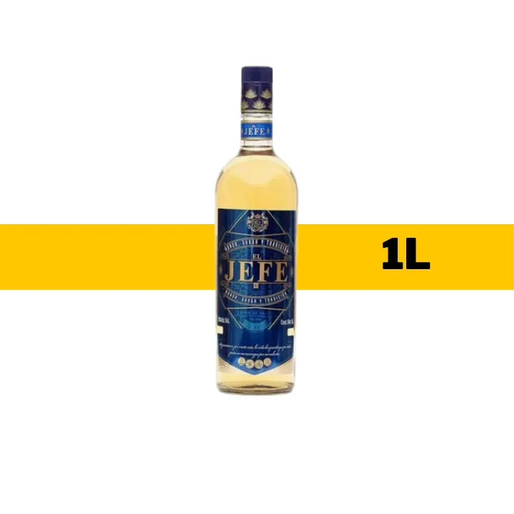 LICOR DE AGAVE EL JEFE AZUL 1 L