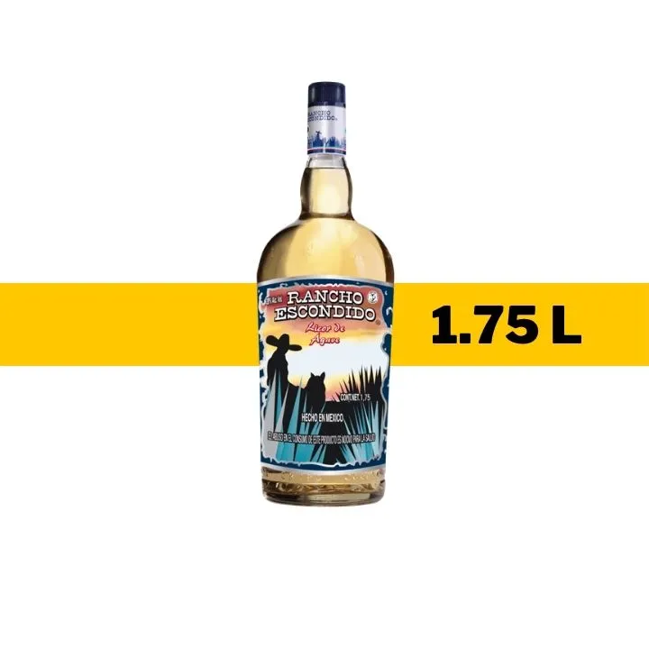 LICOR DE AGAVE RANCHO ESCONDIDO 1.75 L