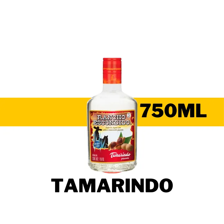 LICOR DE AGAVE RANCHO ESCONDIDO TAMARINDO 750 ML