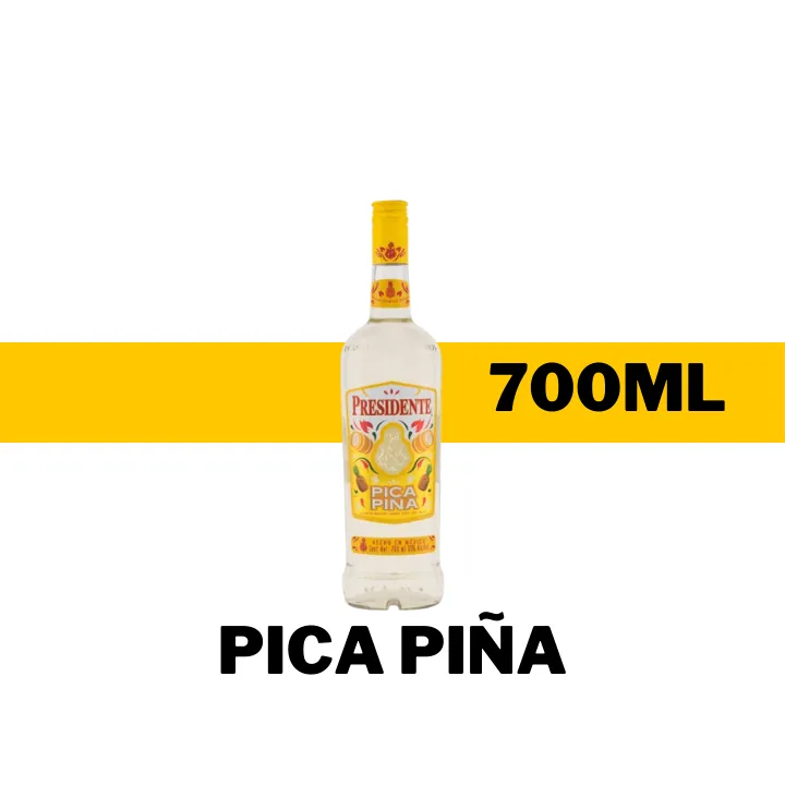 LICOR DE BRANDY PRESIDENTE PICA PIÑA 700 ML