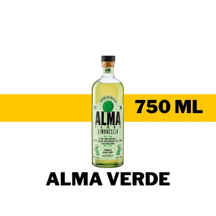 LICOR LIMONCELLO ALMA VERDE 750 ML