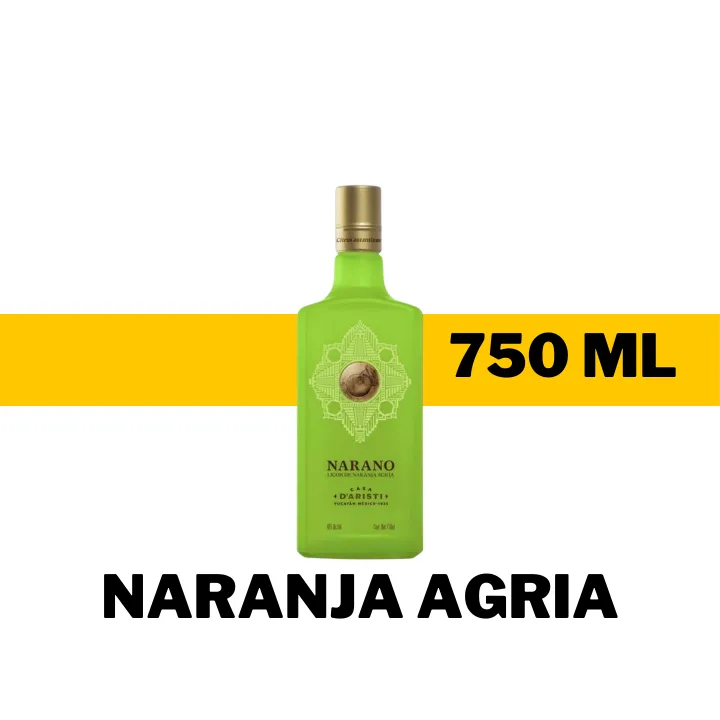LICOR NARANO NARANJA AGRIA 750 ML