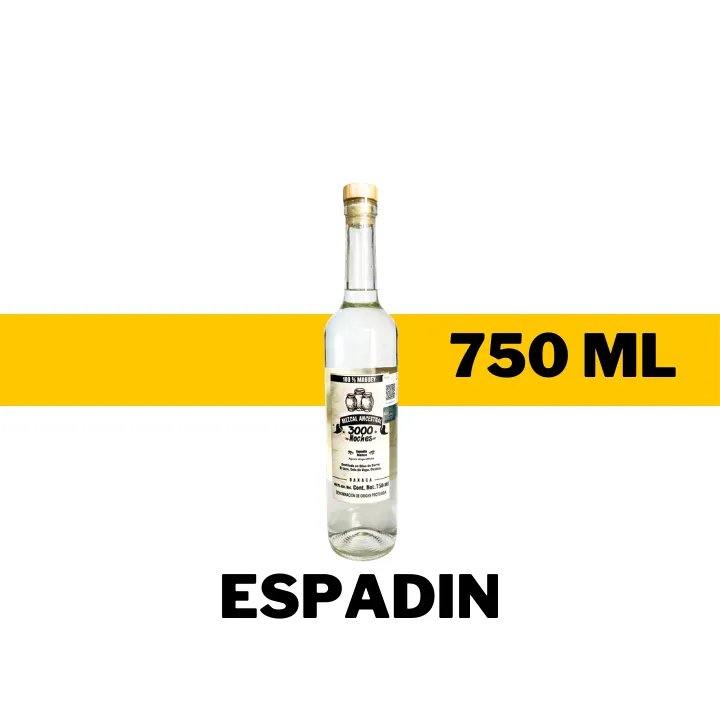 MEZCAL 3000 NOCHES ESPADÍN 750 ML