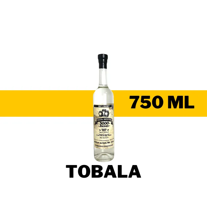 MEZCAL 3000 NOCHES TOBALA 750 ML