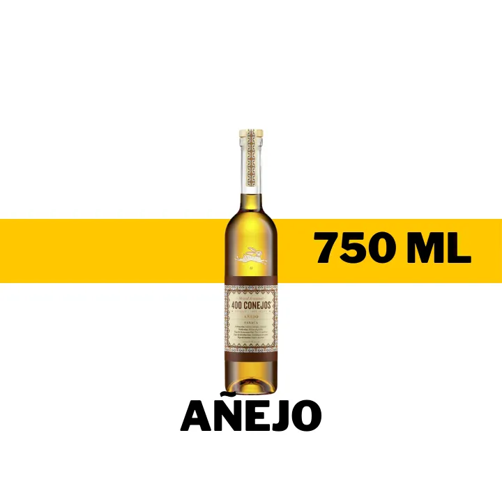 MEZCAL 400 CONEJOS AÑEJO 750 ML