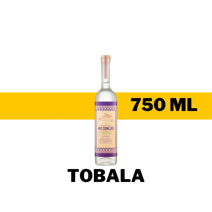 MEZCAL 400 CONEJOS TOBALA 750 ML
