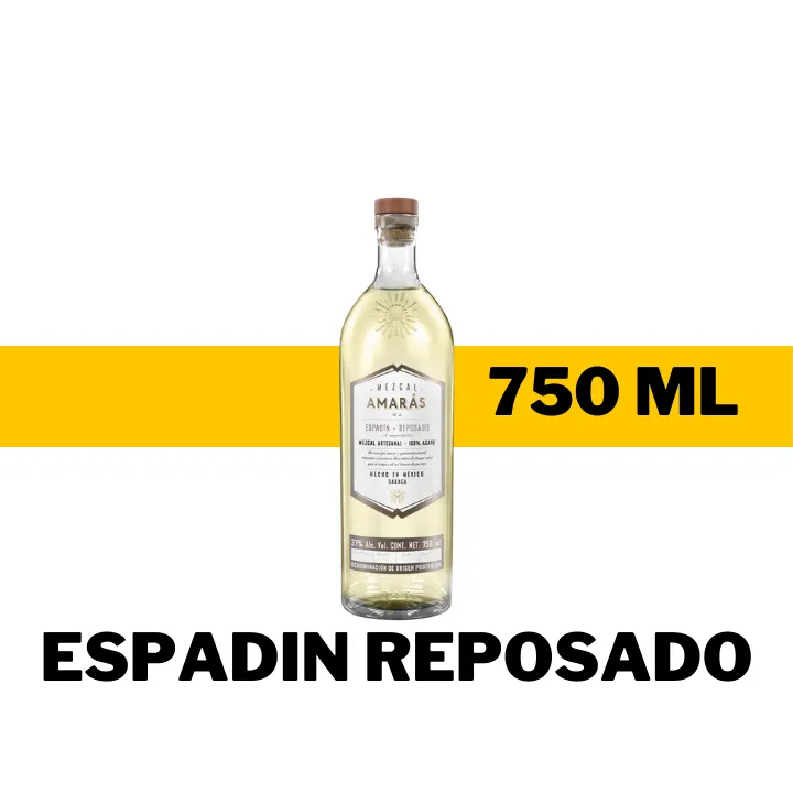 MEZCAL AMARAS ESPADIN REPOSADO 750 ML