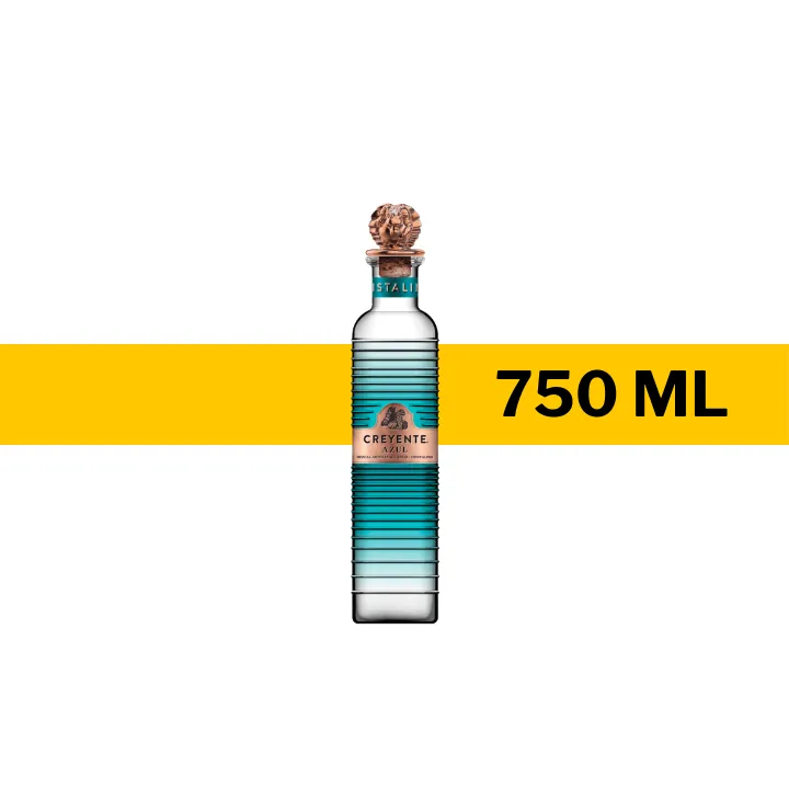MEZCAL CREYENTE AZUL AÑEJO CRISTALINO 750 ML