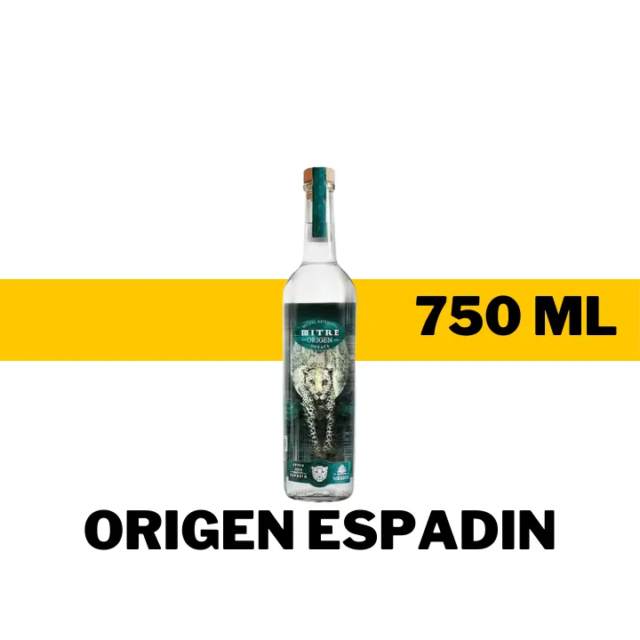 MEZCAL MITRE ORIGEN ESPADIN 750 ML