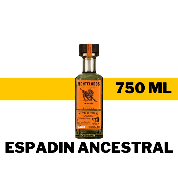 MEZCAL MONTELOBOS ESPADIN ANCESTRAL 750 ML