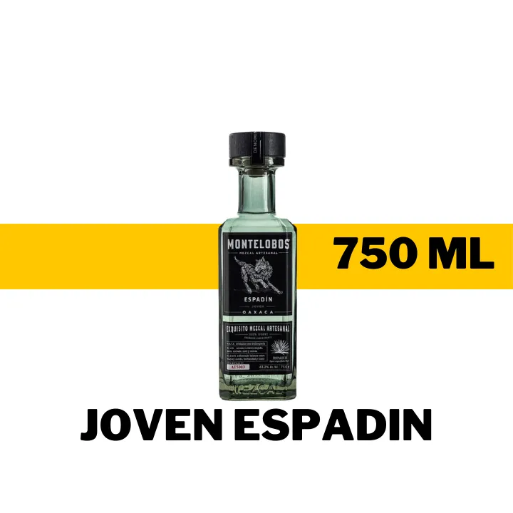 MEZCAL MONTELOBOS JOVEN ESPADIN 750 ML