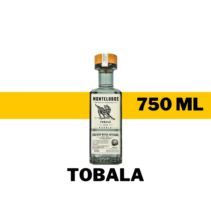 MEZCAL MONTELOBOS TOBALA 750 ML
