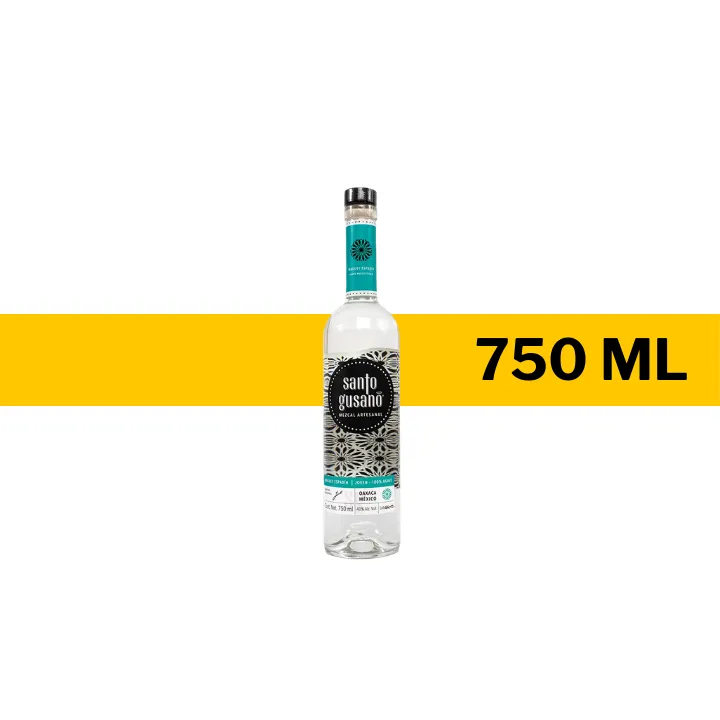 MEZCAL SANTO GUSANO JOVEN ESPADIN 750 ML